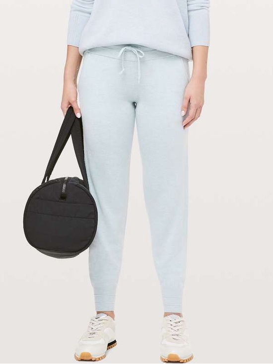 lululemon athletica Pants - Lululemon Apres Your Way Knit Jogger in Heathered Starlight Blue